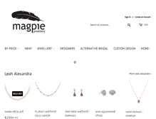 Tablet Screenshot of magpiejewellery.com